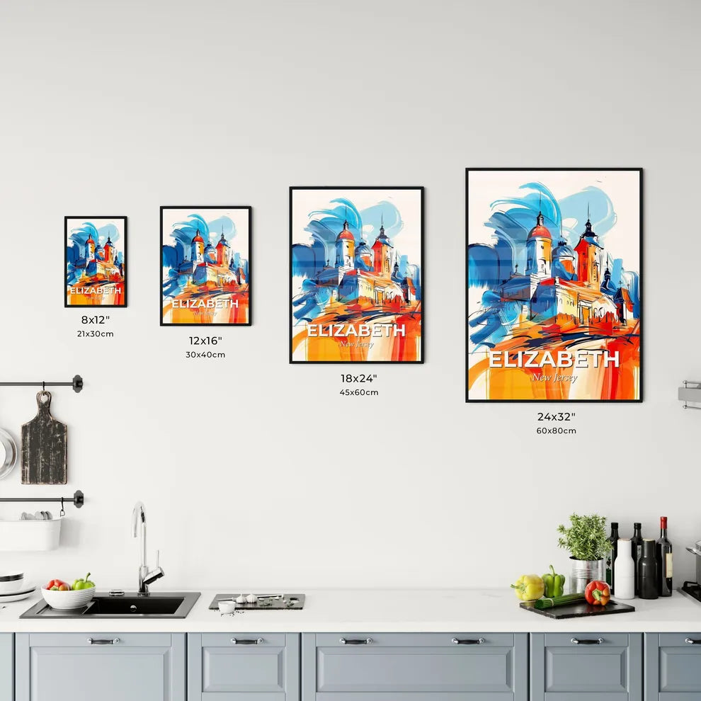 Vibrant Elizabeth, New Jersey Kitchen Art