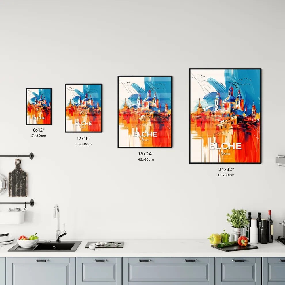 Vibrant Elche, Spain Kitchen Art