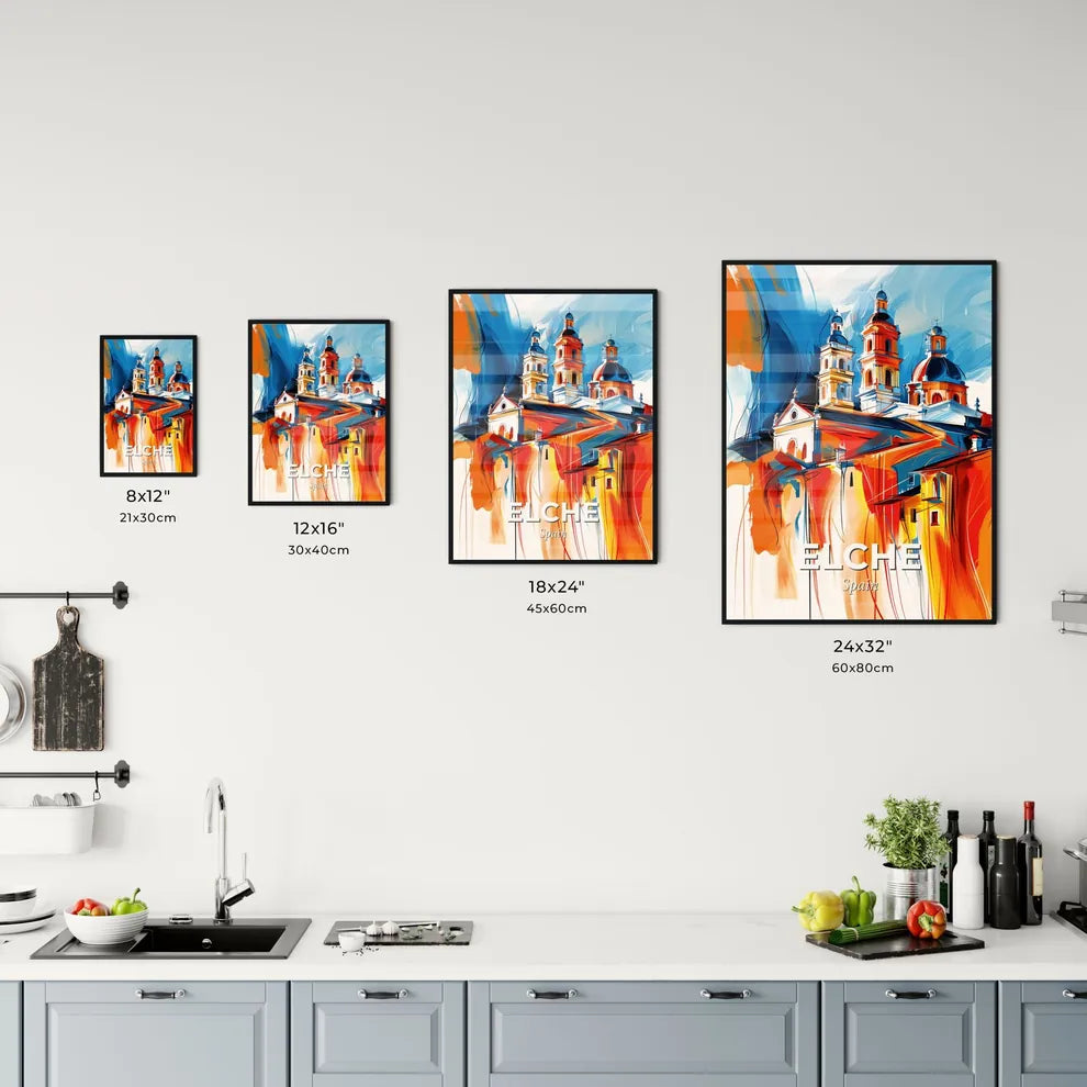 Vibrant Elche, Spain Kitchen Art