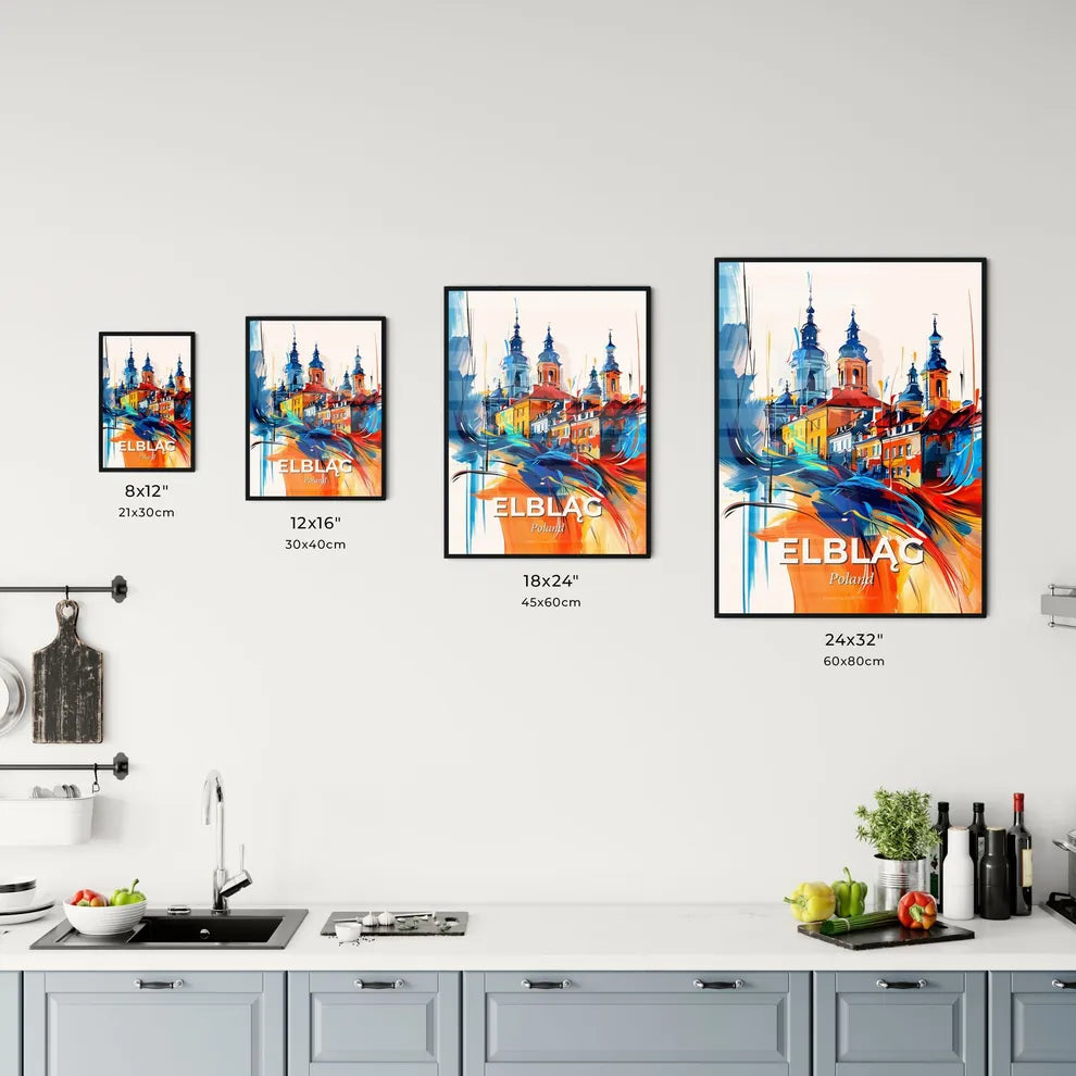 Vibrant Elbląg, Poland Kitchen Art
