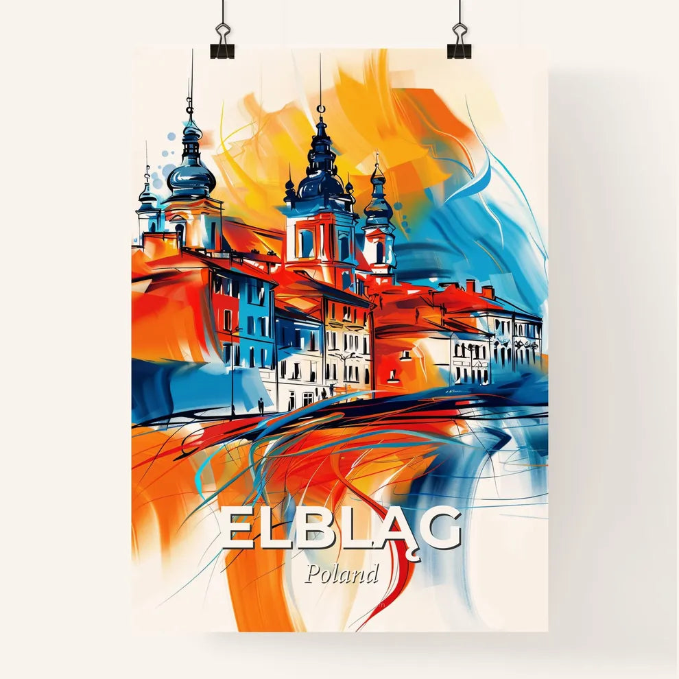 Vibrant Elbląg, Poland Poster