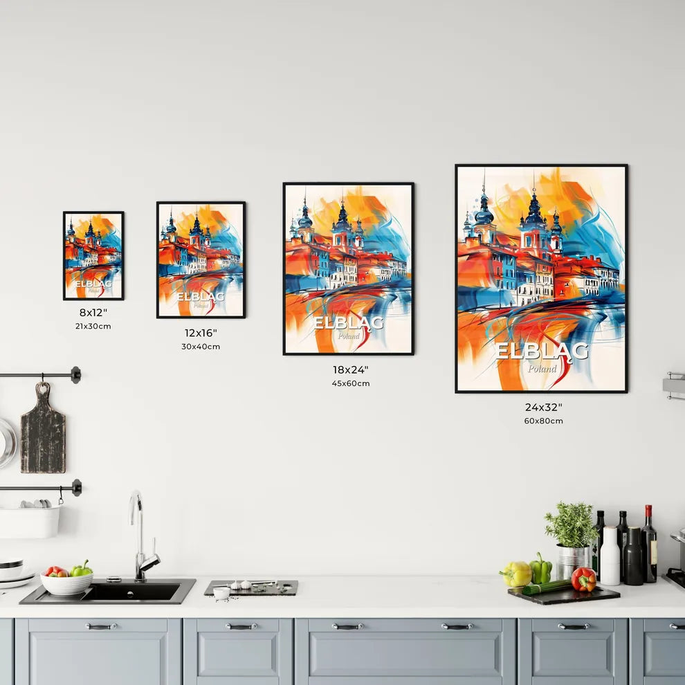 Vibrant Elbląg, Poland Kitchen Art