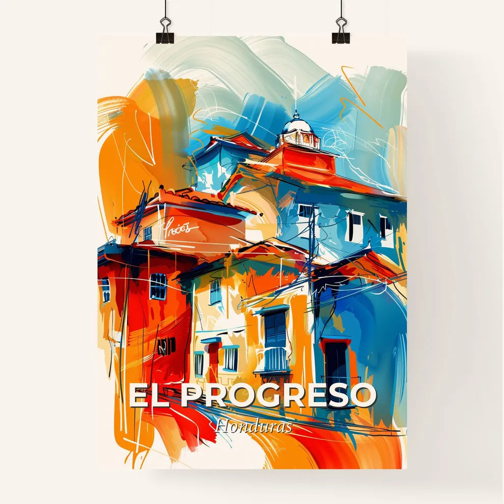 Vibrant El Progreso, Honduras Poster