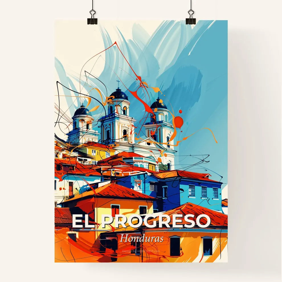 Vibrant El Progreso, Honduras Poster