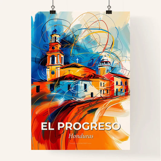 Vibrant El Progreso, Honduras Poster