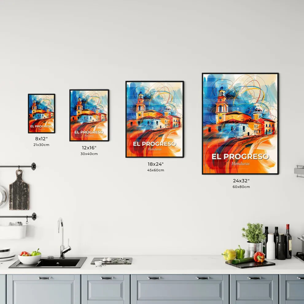 Vibrant El Progreso, Honduras Kitchen Art