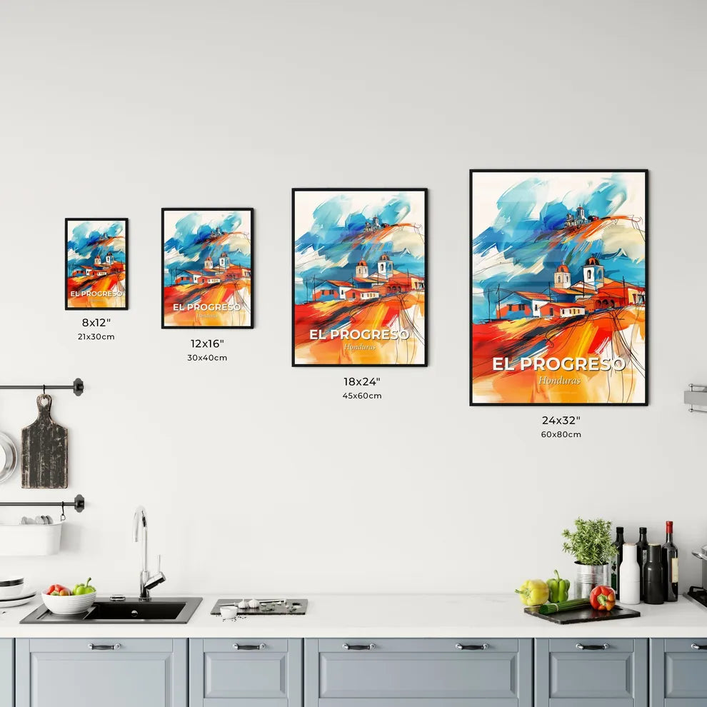 Vibrant El Progreso, Honduras Kitchen Art