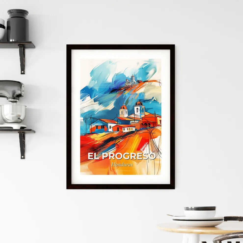 Vibrant El Progreso, Honduras Framed Print