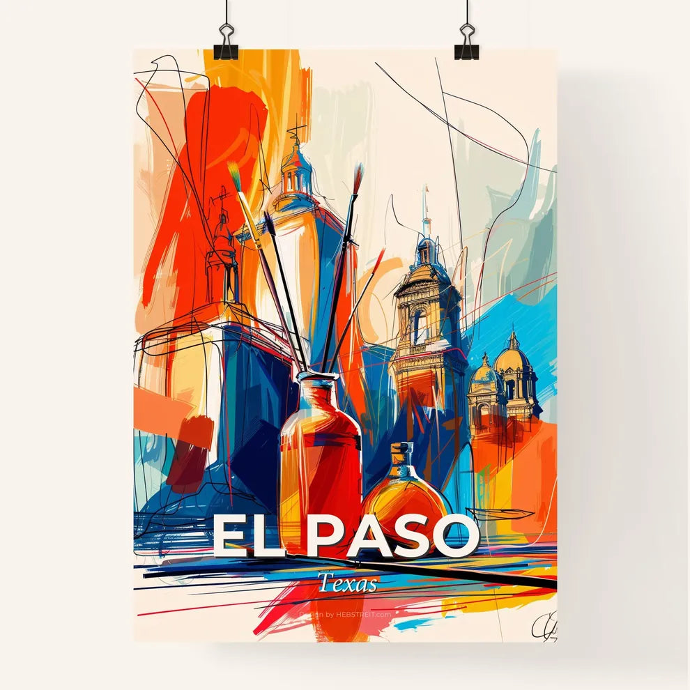 Vibrant El Paso, Texas Poster