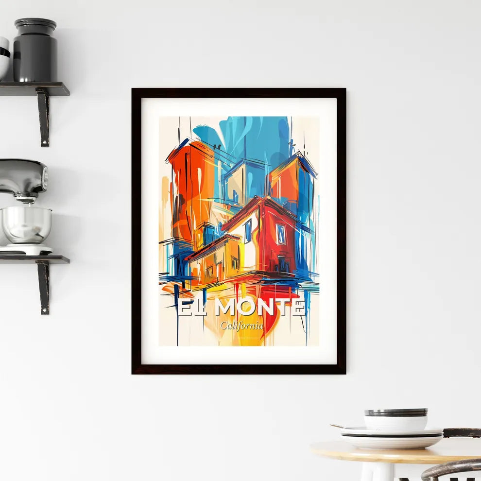 Vibrant El Monte, California Framed Print