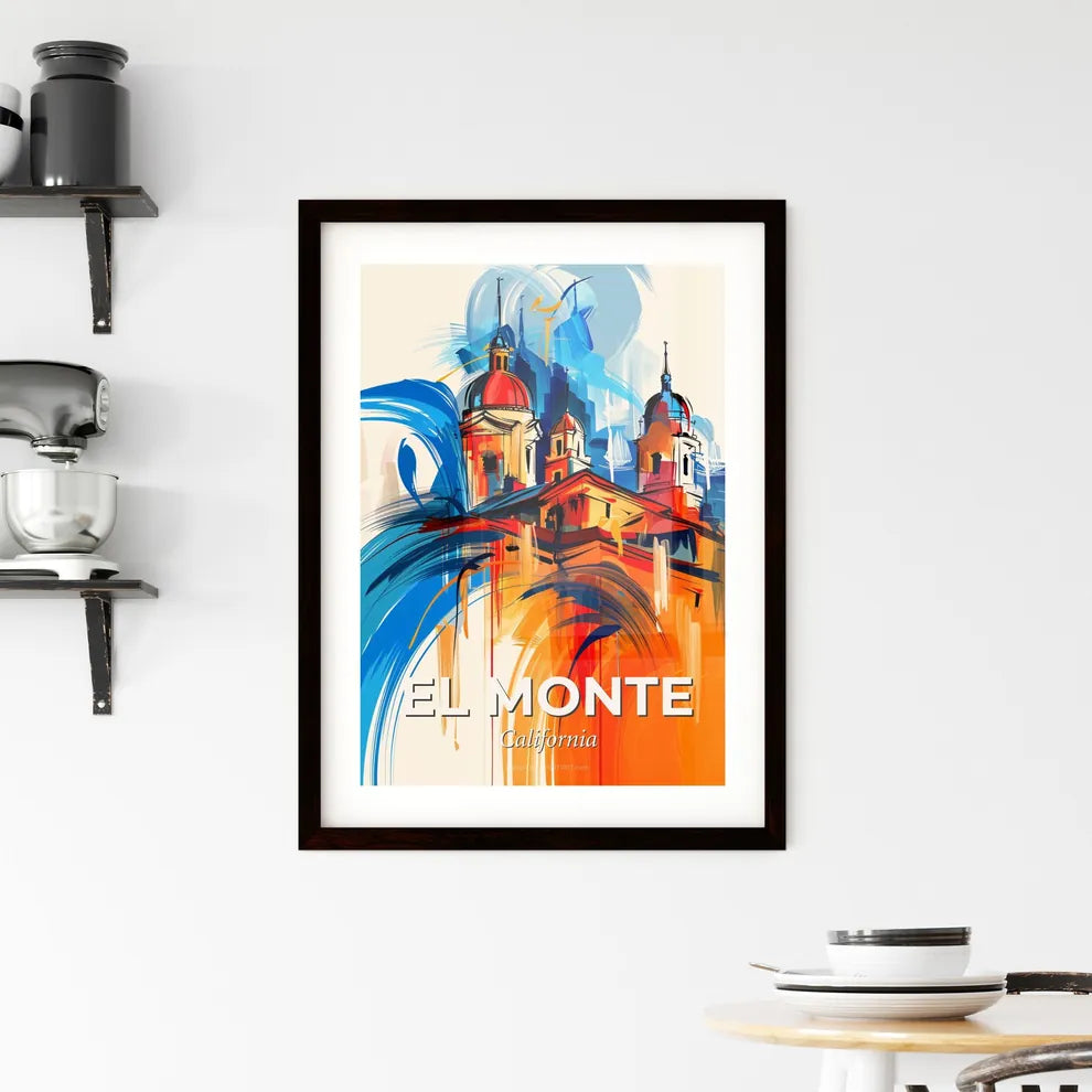Vibrant El Monte, California Framed Print