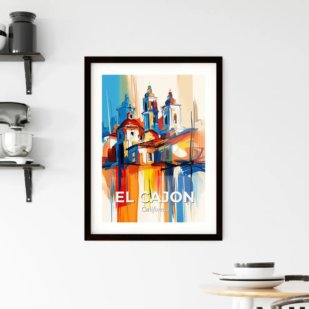 Vibrant El Cajon, California Framed Print