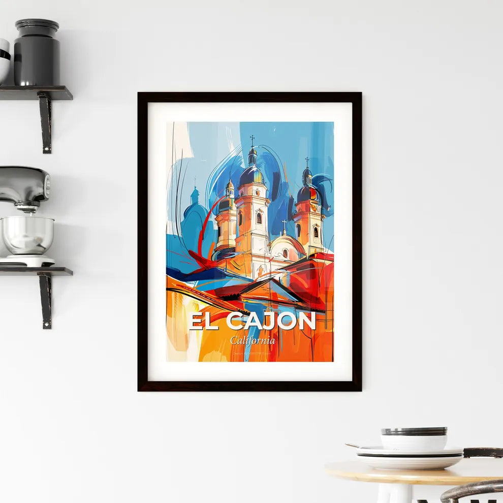 Vibrant El Cajon, California Framed Print