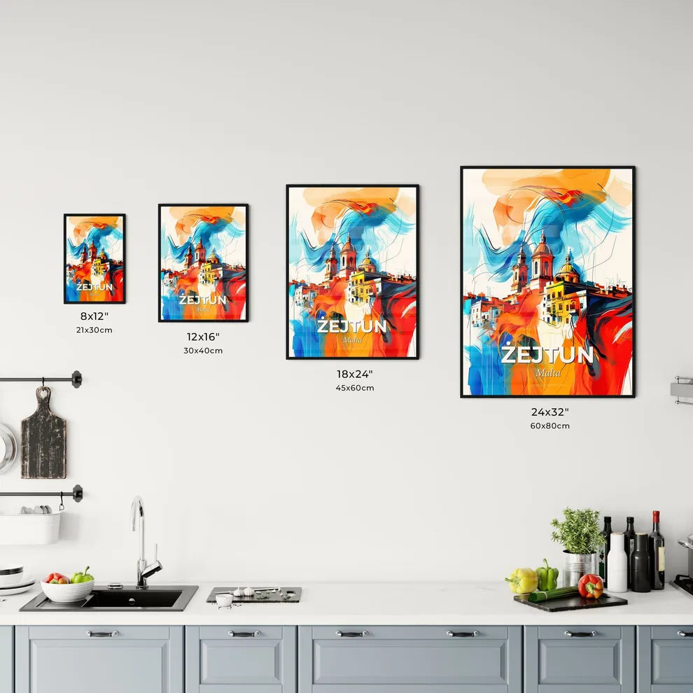 Vibrant  Żejtun, Malta Kitchen Art