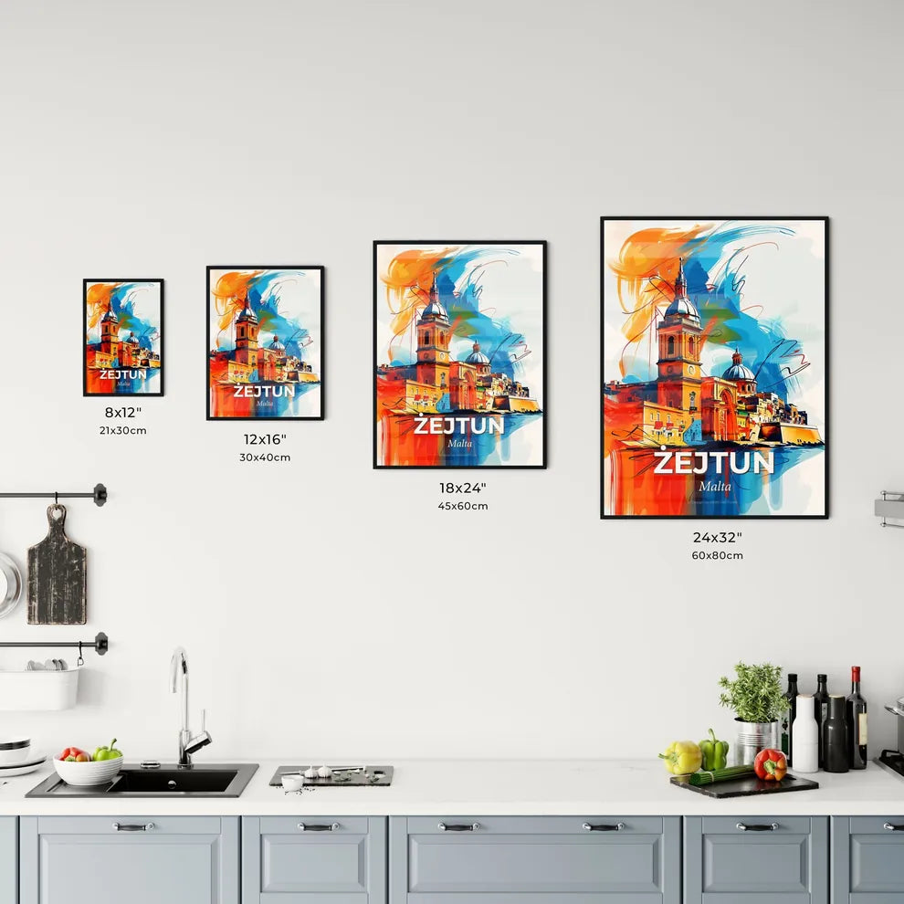 Vibrant  Żejtun, Malta Kitchen Art