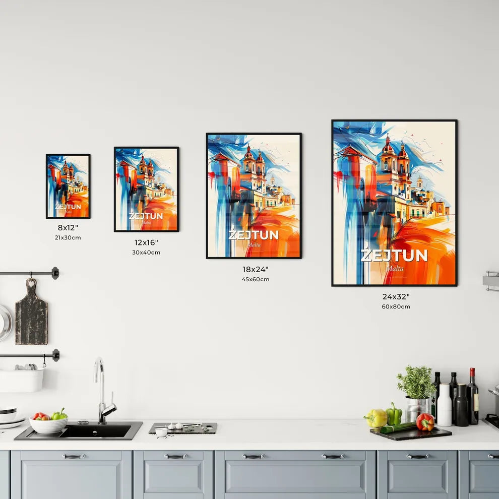 Vibrant  Żejtun, Malta Kitchen Art