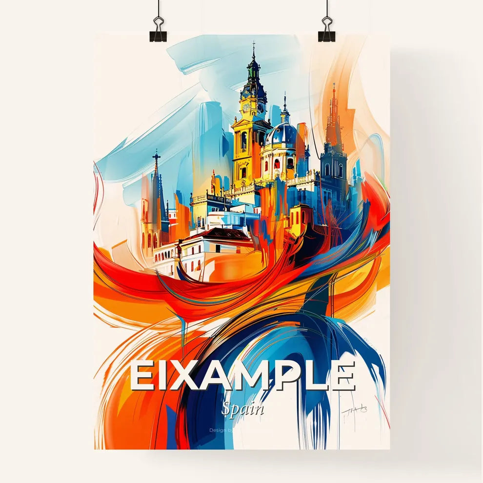 Vibrant Eixample, Spain Poster