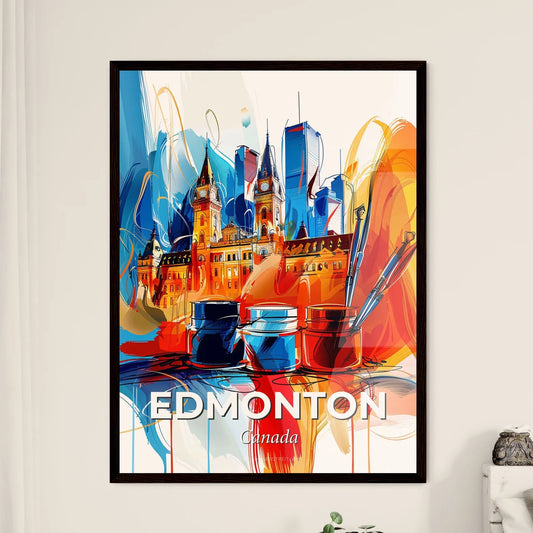 Vibrant Edmonton, Canada Art Print