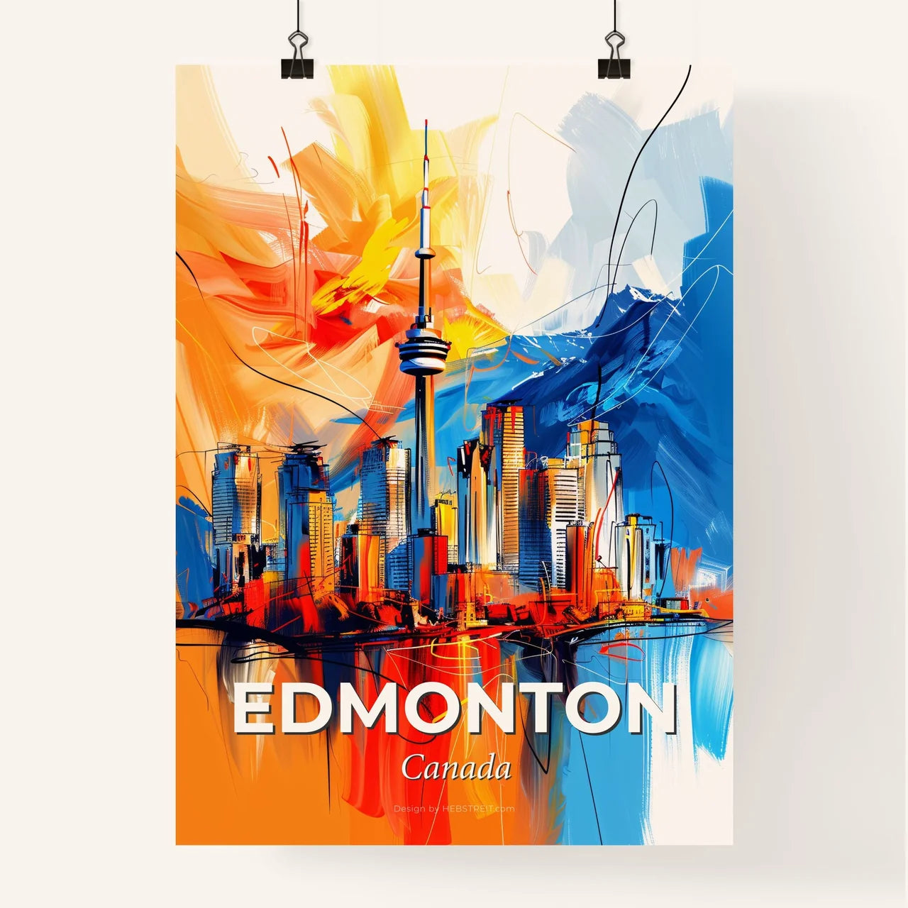 Vibrant Edmonton, Canada Poster