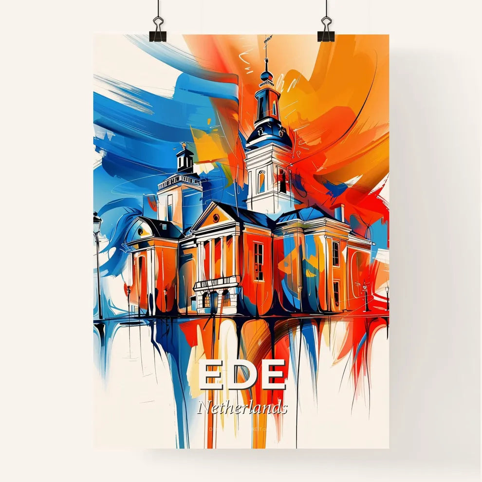 Vibrant Ede, Netherlands Poster
