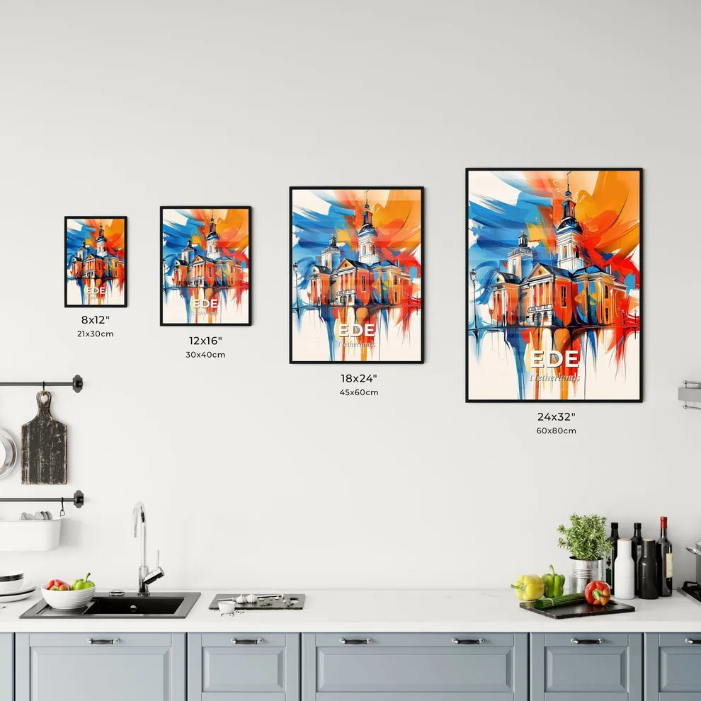 Vibrant Ede, Netherlands Kitchen Art