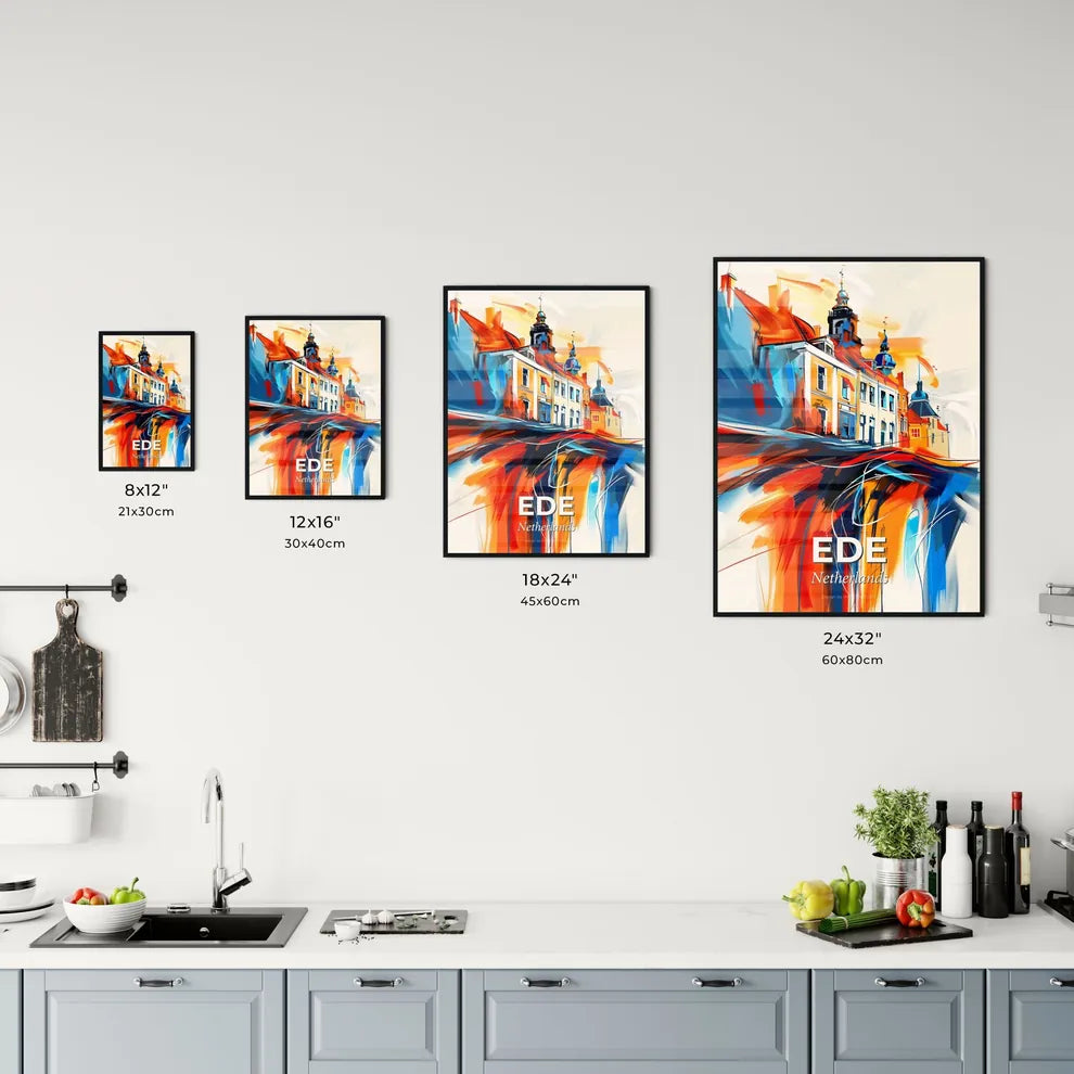 Vibrant Ede, Netherlands Kitchen Art