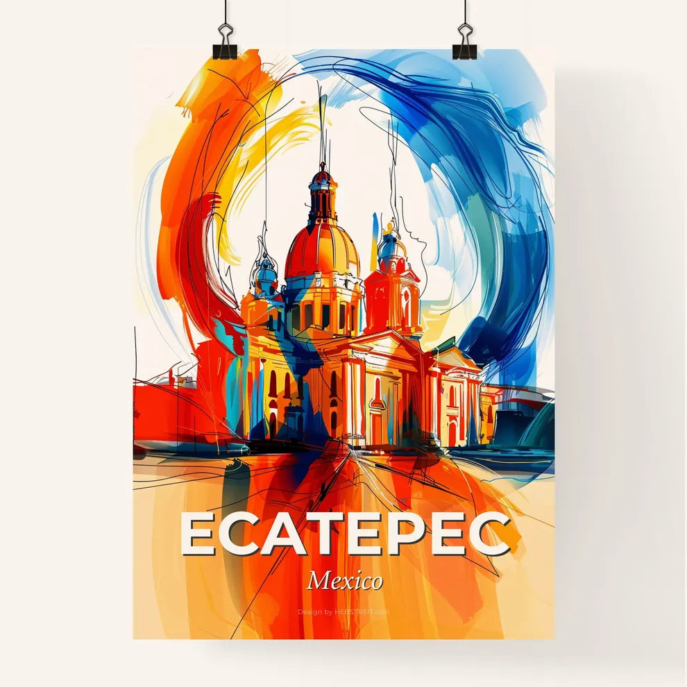 Vibrant Ecatepec, Mexico Poster