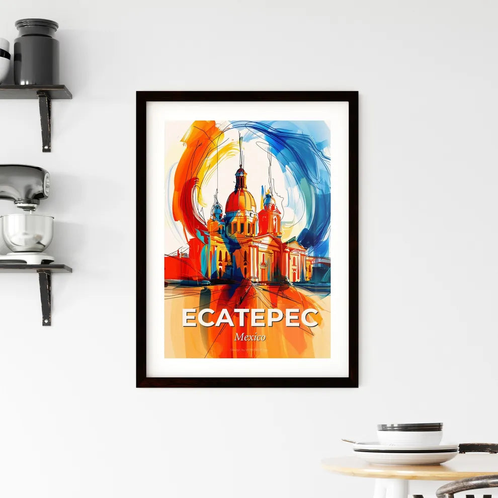 Vibrant Ecatepec, Mexico Framed Print