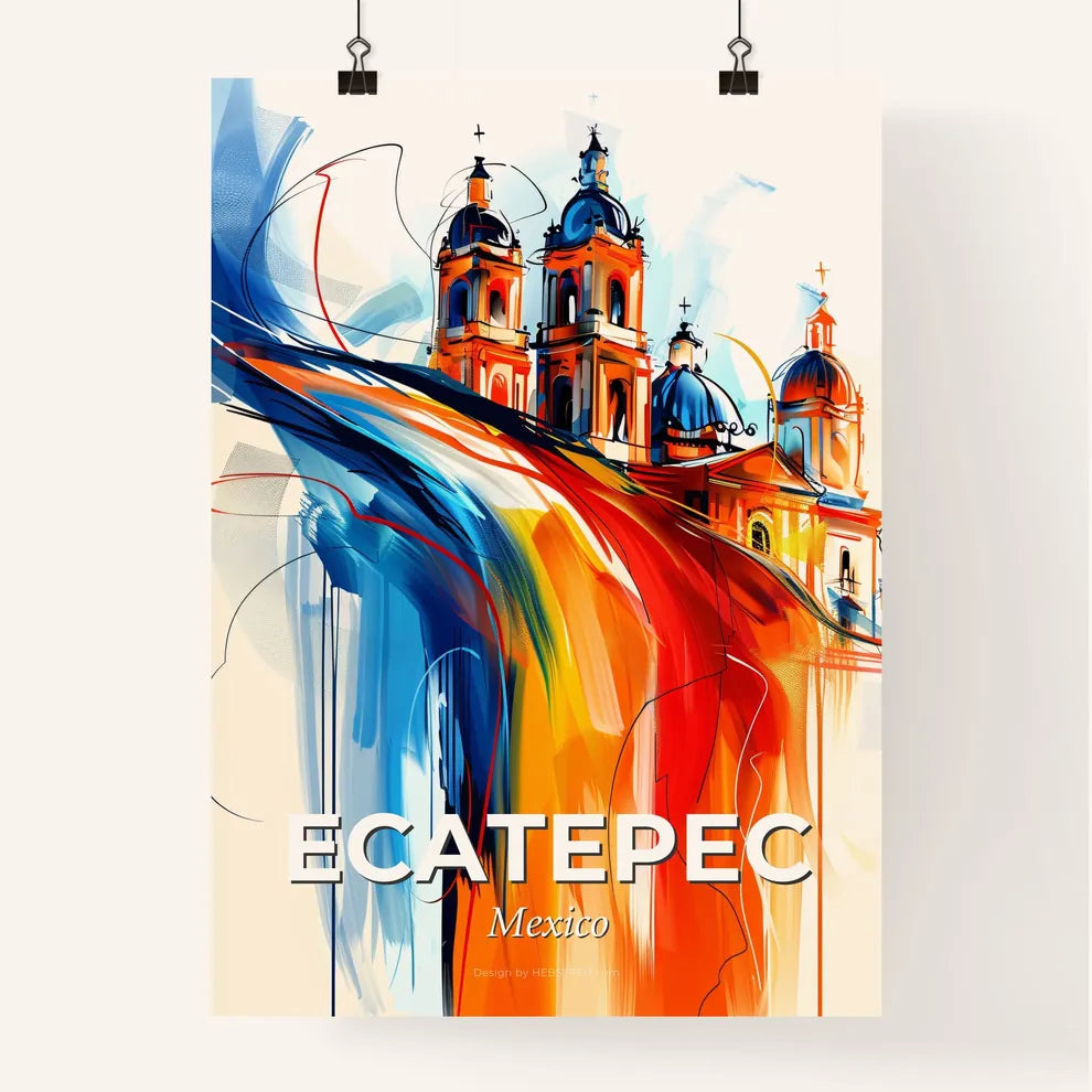 Vibrant Ecatepec, Mexico Poster