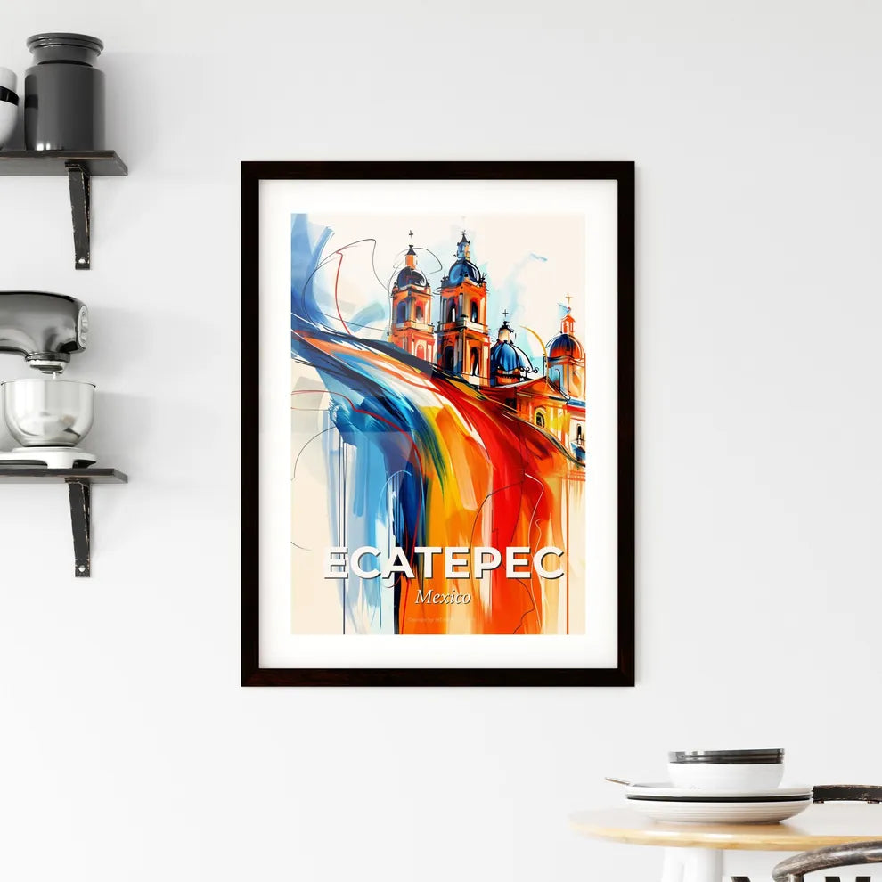 Vibrant Ecatepec, Mexico Framed Print
