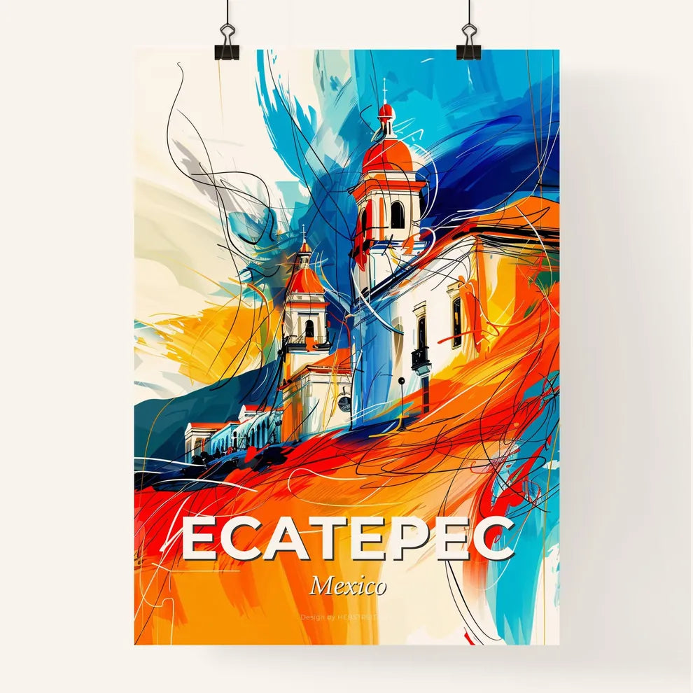 Vibrant Ecatepec, Mexico Poster