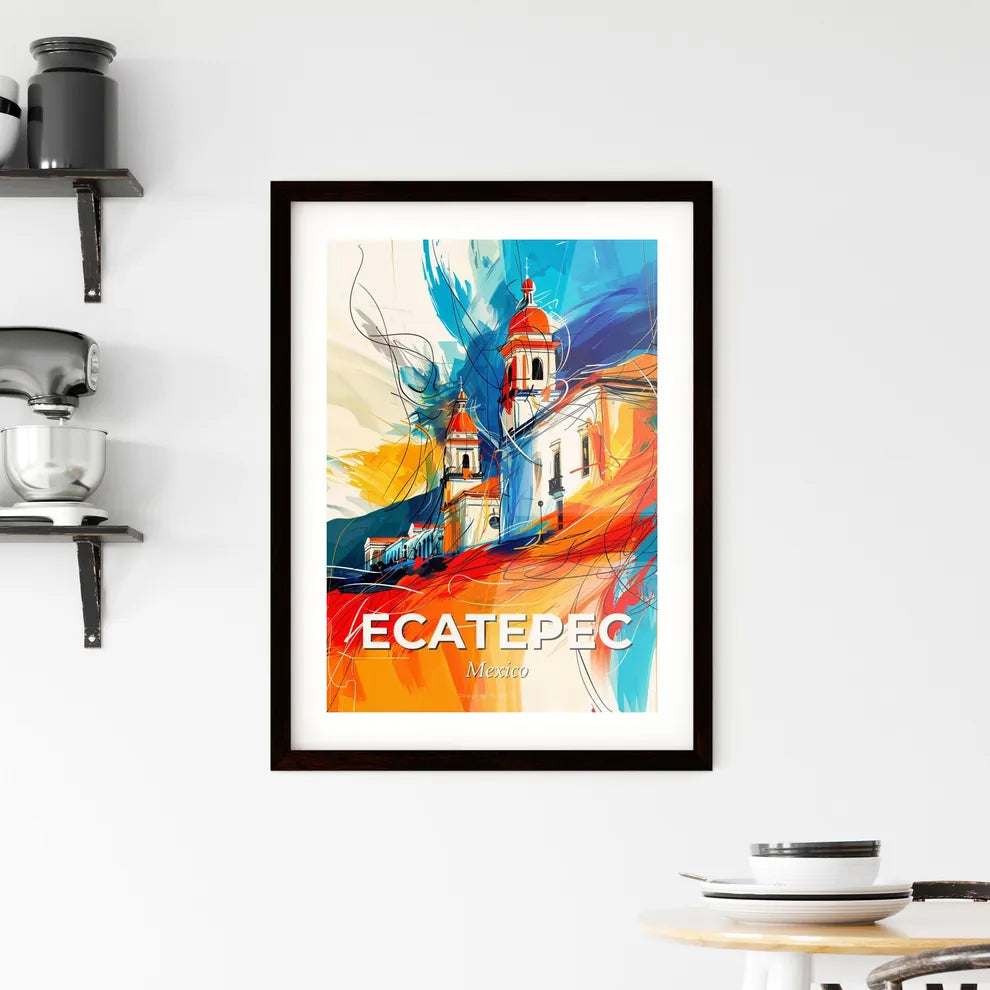 Vibrant Ecatepec, Mexico Framed Print