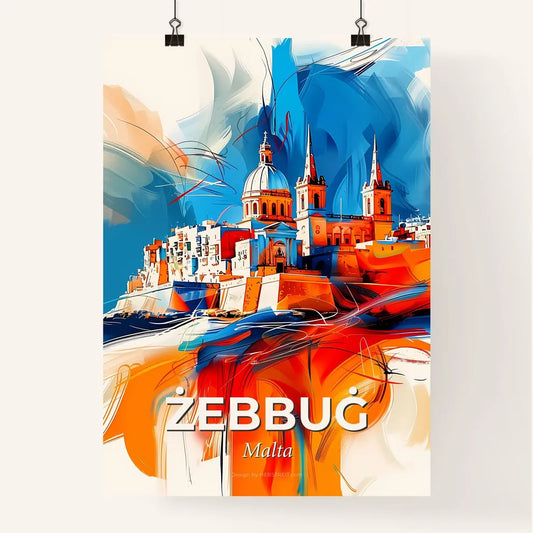 Vibrant  Żebbuġ, Malta Poster
