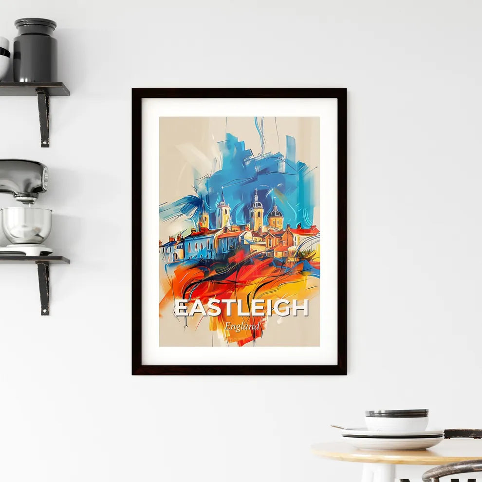 Vibrant Eastleigh, England Framed Print