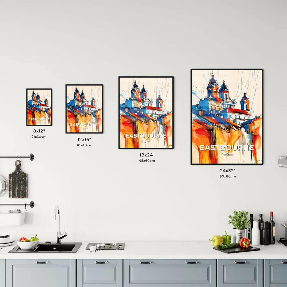 Vibrant Eastbourne, England Kitchen Art