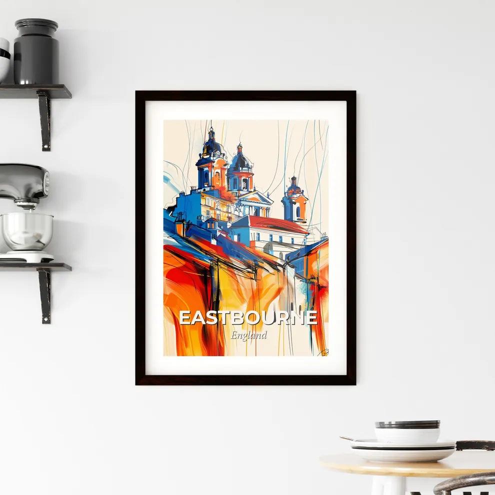 Vibrant Eastbourne, England Framed Print