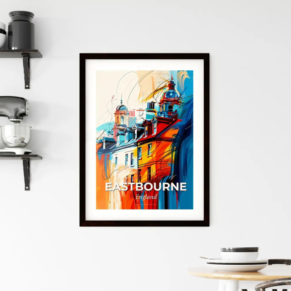 Vibrant Eastbourne, England Framed Print