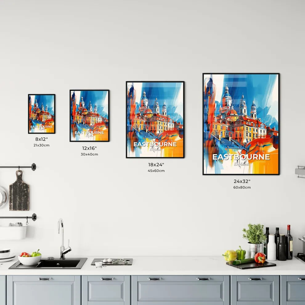 Vibrant Eastbourne, England Kitchen Art