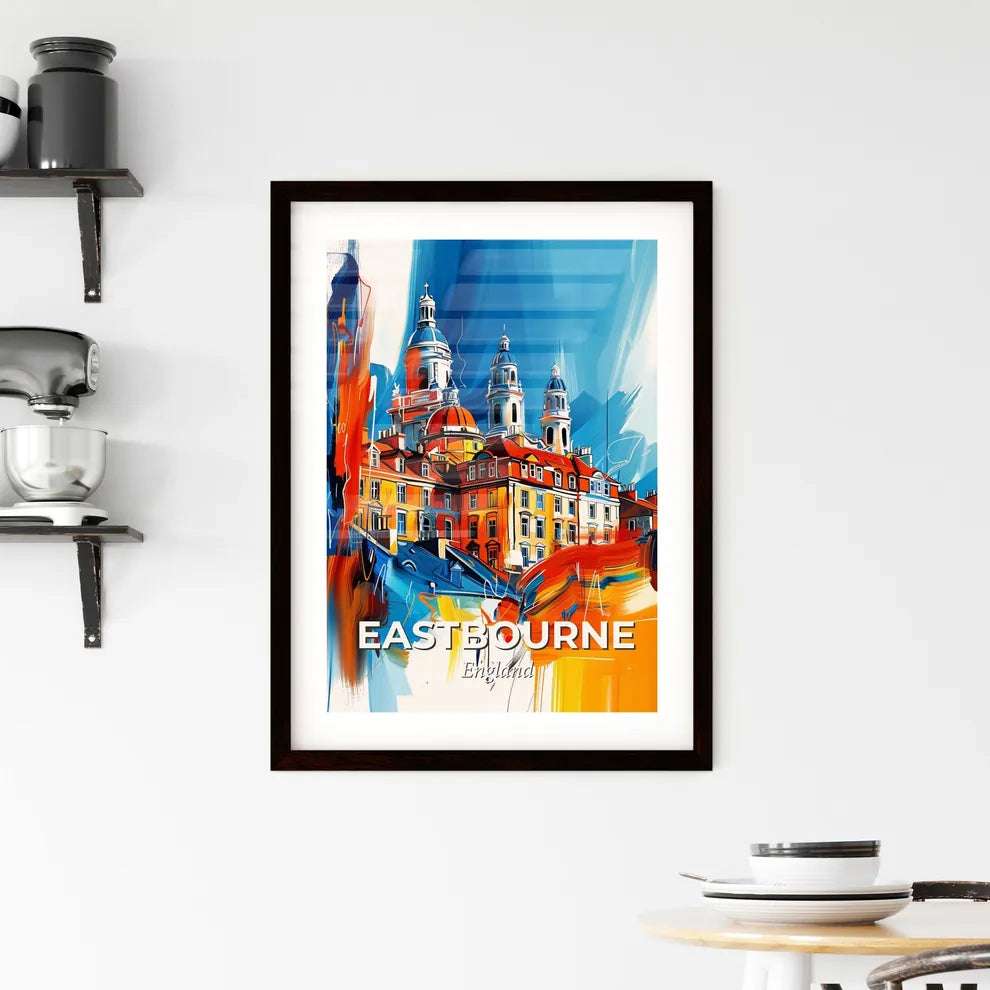 Vibrant Eastbourne, England Framed Print