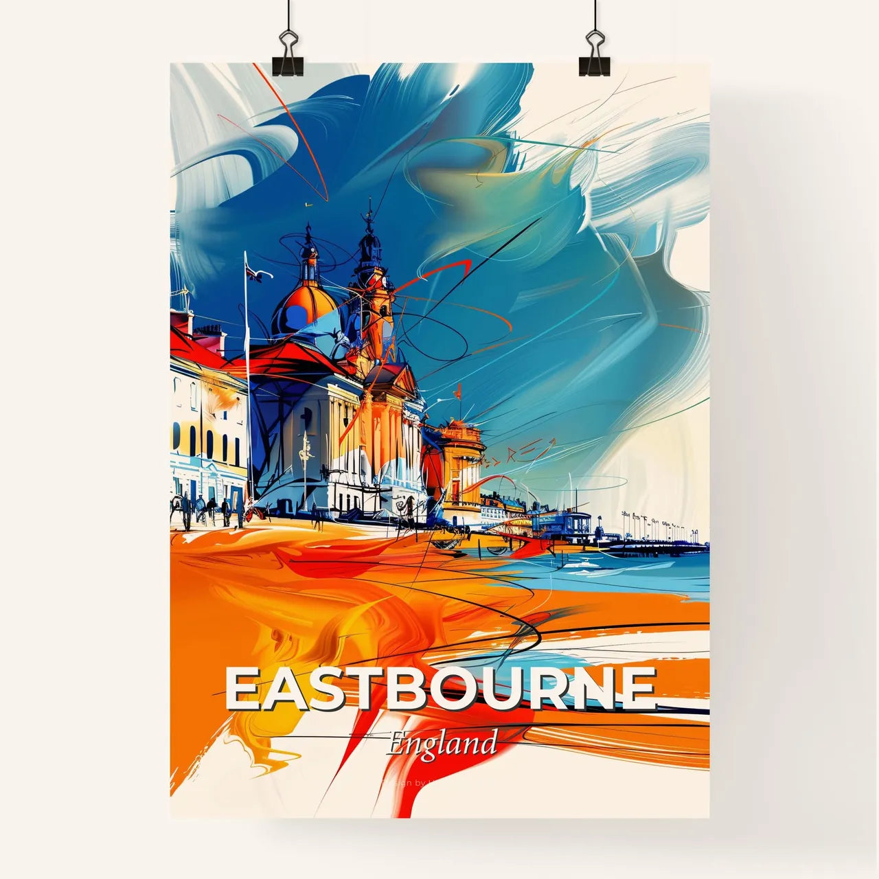 Vibrant Eastbourne, England Poster