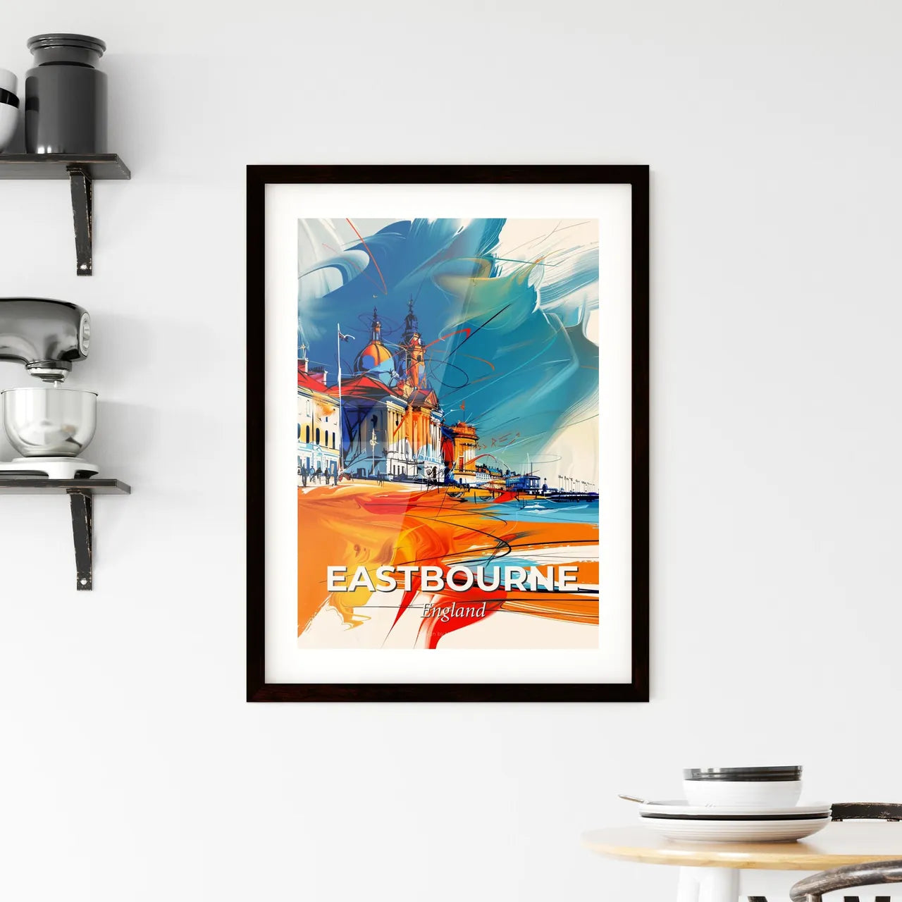 Vibrant Eastbourne, England Framed Print