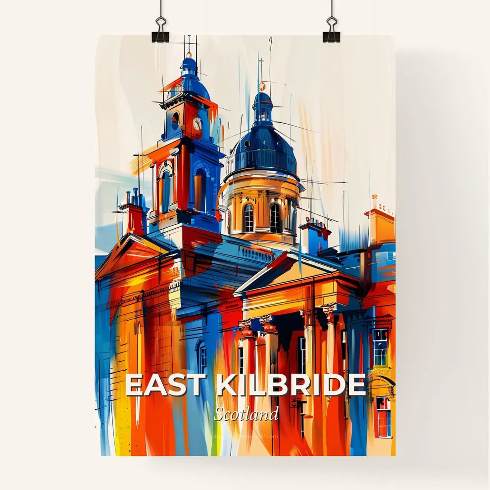Vibrant East Kilbride, Scotland Poster
