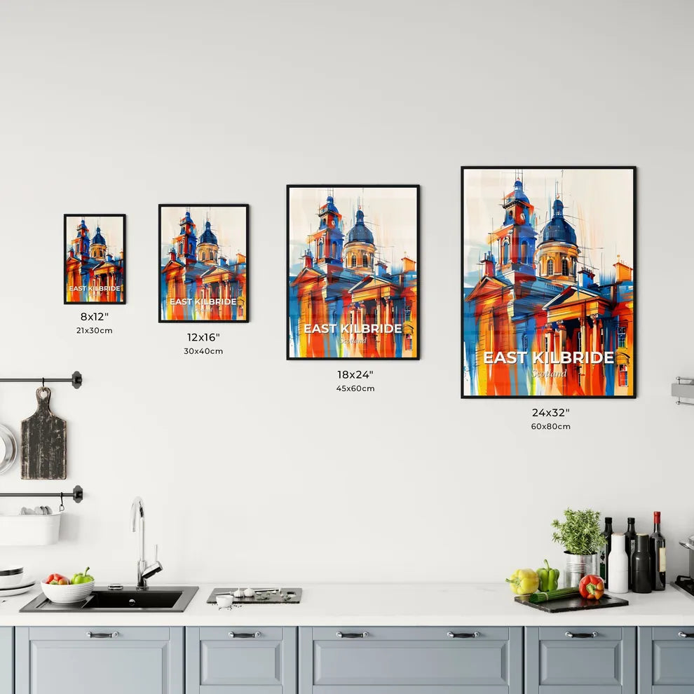 Vibrant East Kilbride, Scotland Kitchen Art