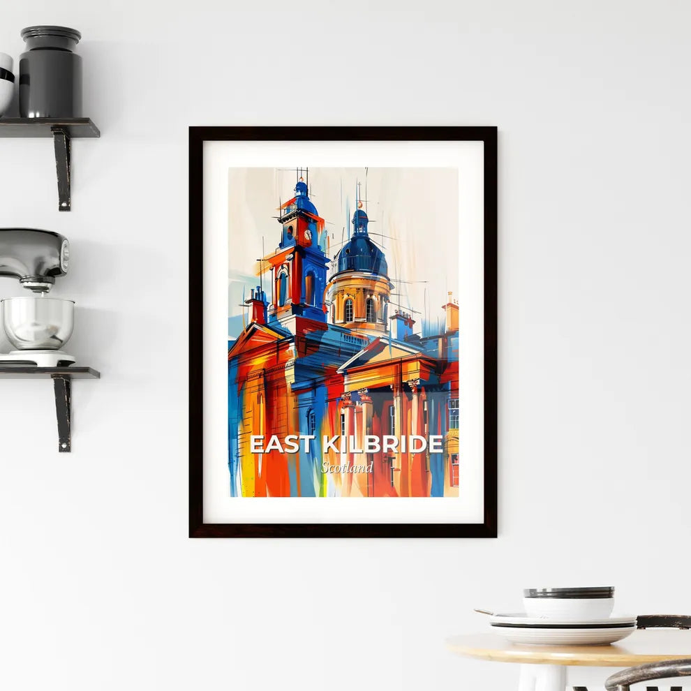 Vibrant East Kilbride, Scotland Framed Print