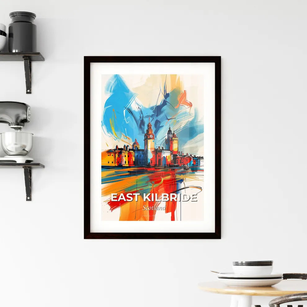 Vibrant East Kilbride, Scotland Framed Print