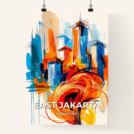 Vibrant East Jakarta, Indonesia Poster