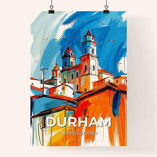 Vibrant Durham, North Carolina Poster