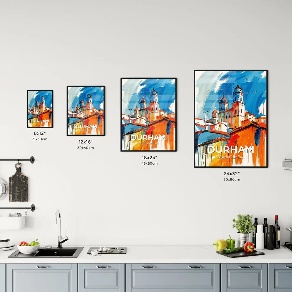 Vibrant Durham, North Carolina Kitchen Art