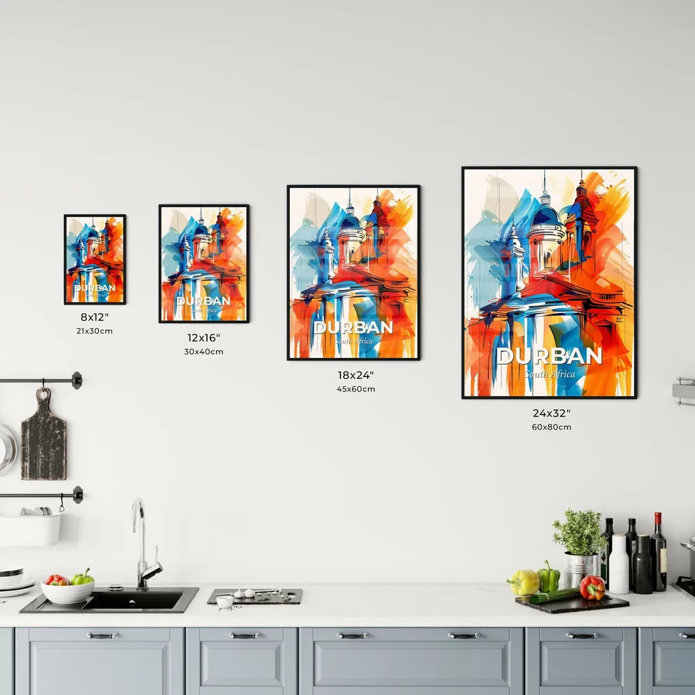 Vibrant Durban, South Africa Kitchen Art