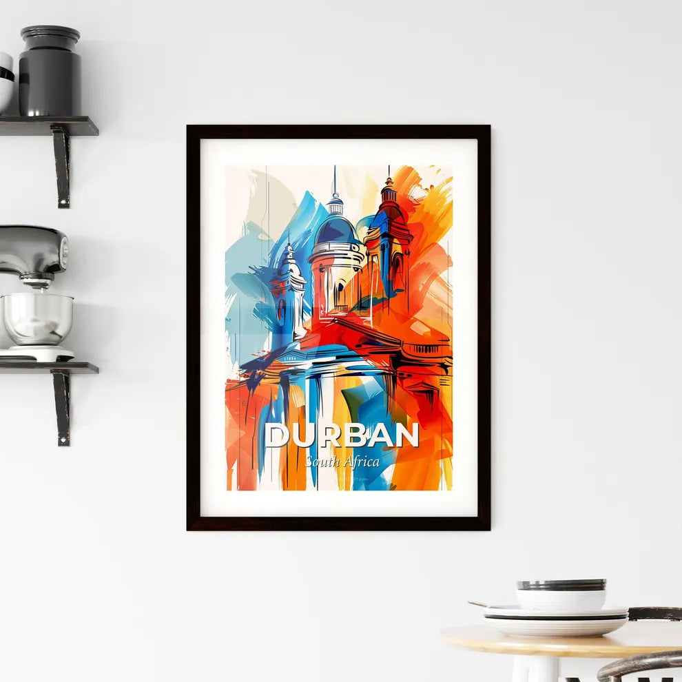 Vibrant Durban, South Africa Framed Print